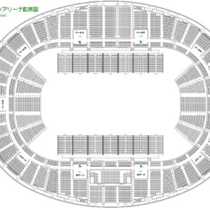 2025 広島グリーンアリーナへの道 その11 スタンド座席表っ！